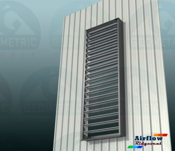 smoke exhaust louver